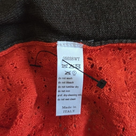 New Carolina Herrera Colorblock Scoop Neck Sleeveless Knitted Vest Sweater Small - Picture 11 of 12